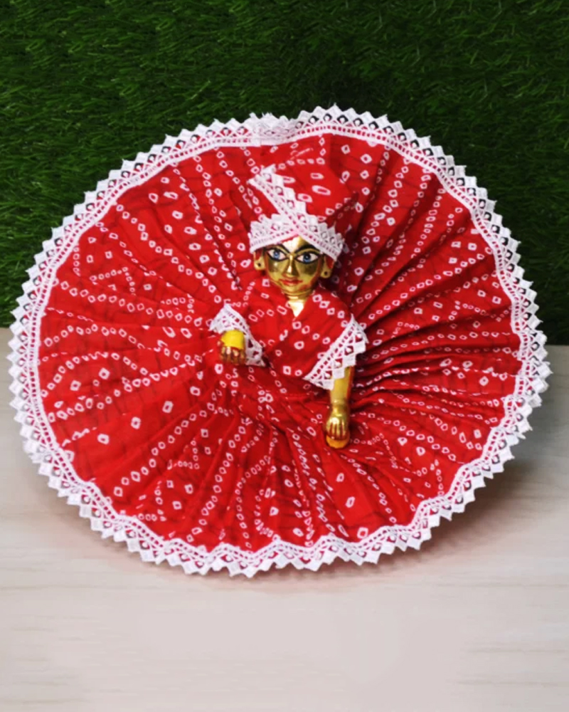 Badhni Print Cotton Dress Closeup