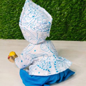 Blue Laddu Gopal Dress With Pagdi