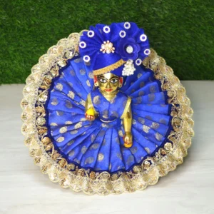 Blue Royal Heavy Krishna Attire