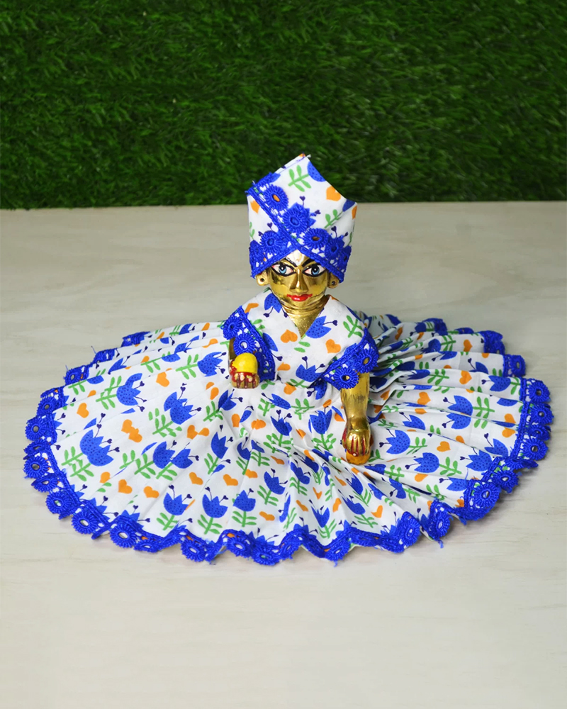 Cotton Floral Dress Side View
