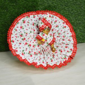 Cotton Floral Dress Side View