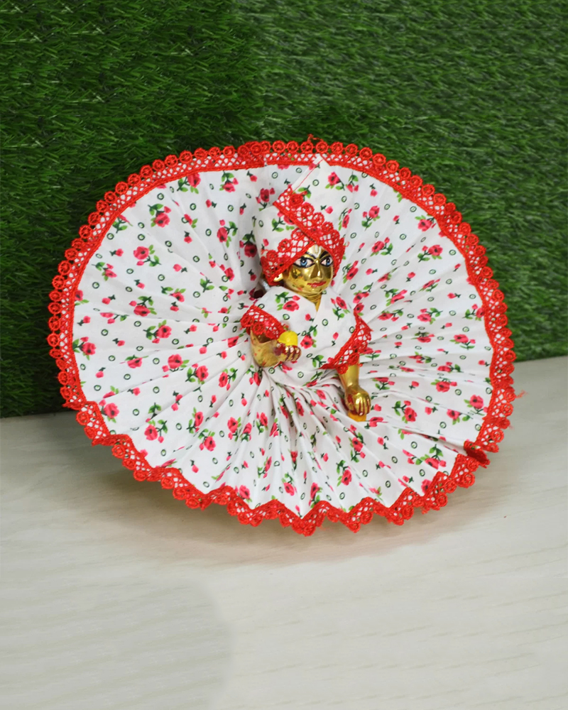 Cotton Floral Dress Side View