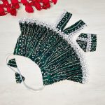 Cotton Green Bandhani Dress Gopal