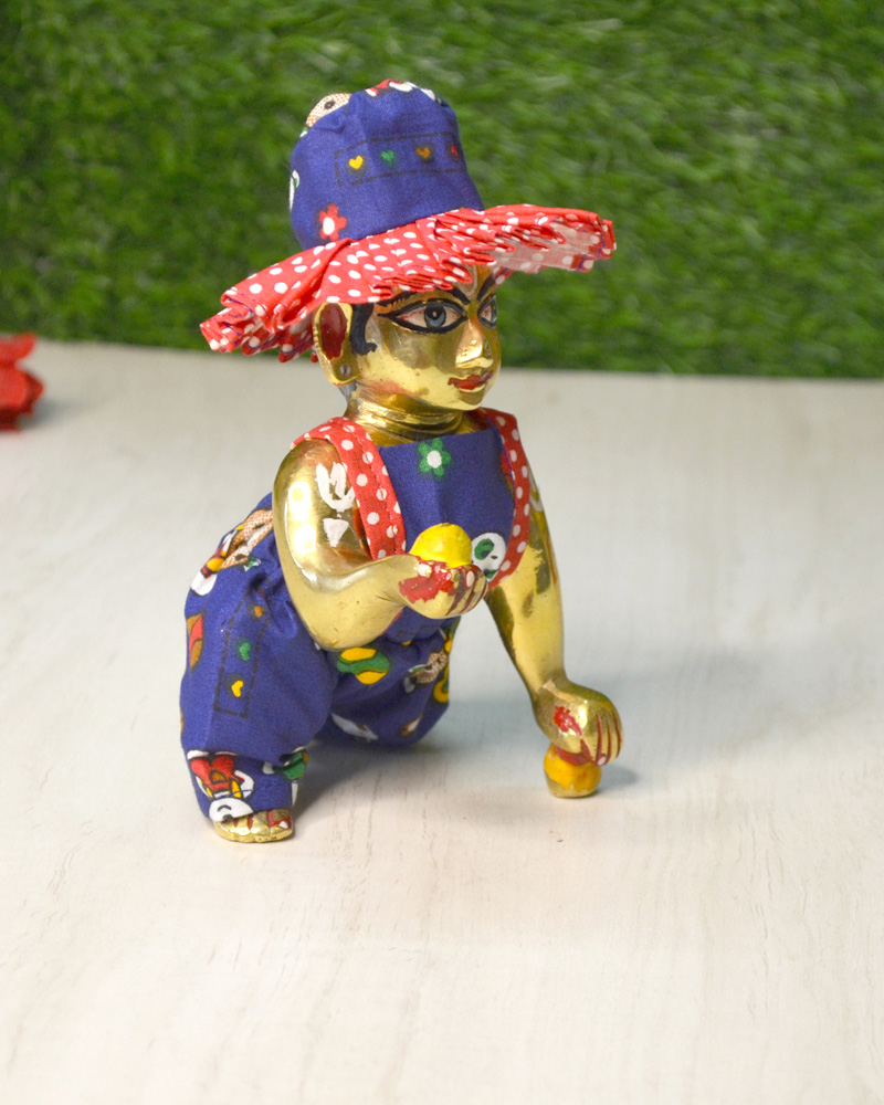 Cute Blue Dungaree For Laddu Gopal