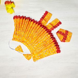 Cute Orange Strawberry Dress Gopal