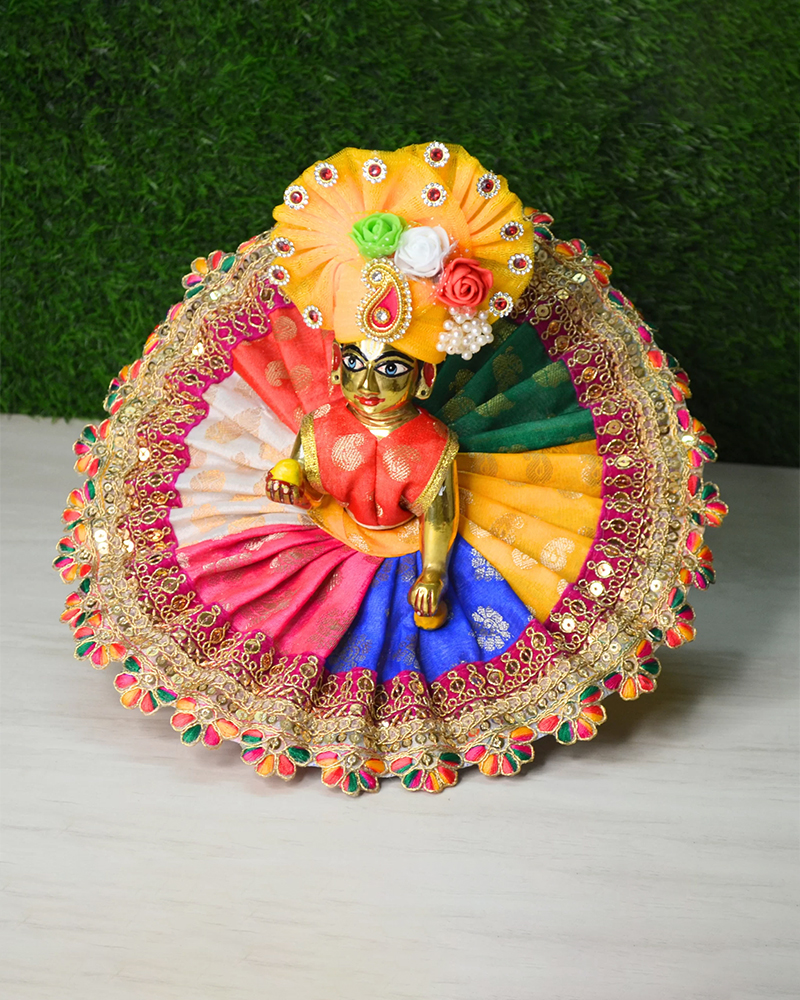 Festive Multicolour God Dress