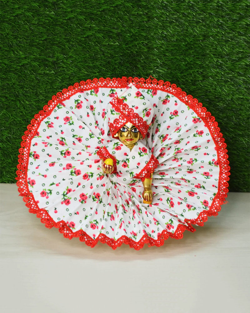 Floral Cotton Dress Front View