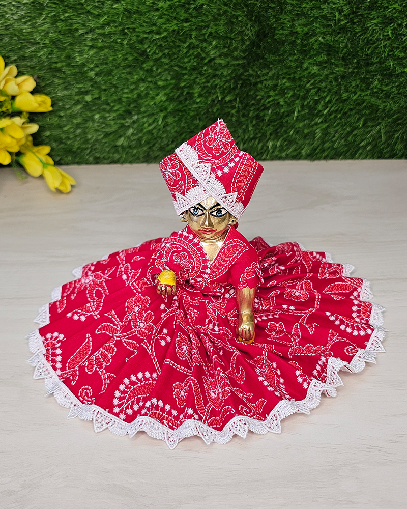 Floral Embroidery Gopal Dress Detail