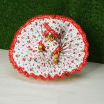 Flower Printed Cotton Dress Laddu Gopal