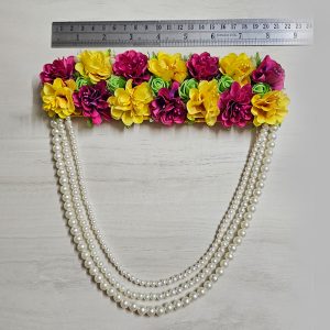 Goddess Photo Frame Mala  Layer Pearl