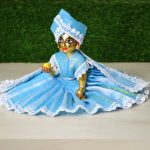 Jamdani Pattern Dress Closeup