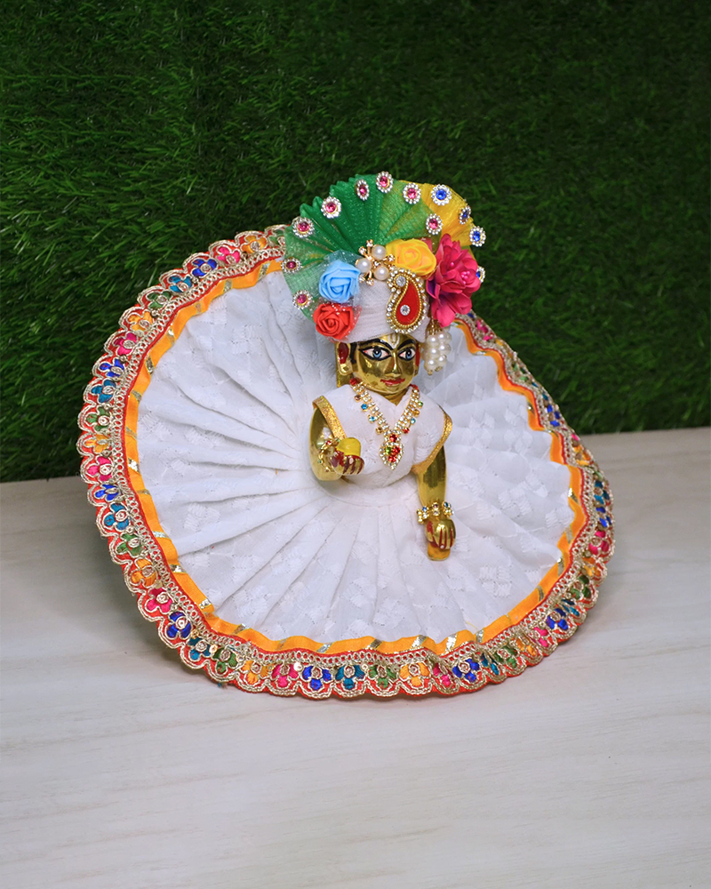 Multicolor Holi Dress For Laddu Gopal