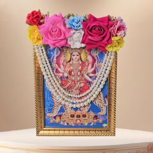 Multicolour Rose Flower  Layer Pearl Mala For Gopalji