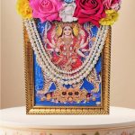 Multicolour Rose Flower  Layer Pearl Mala Laddu Gopal