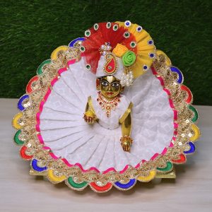 Plain White Dress For Kanhaji