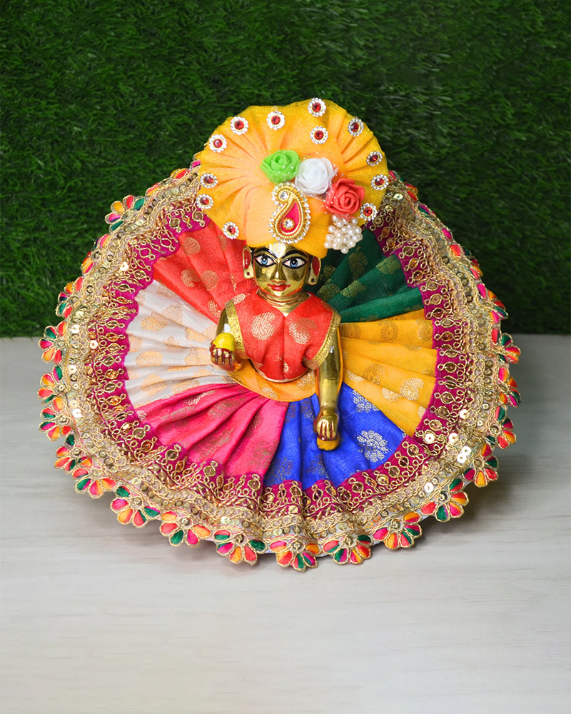 Premium Multicolor Laddu Gopal Dress
