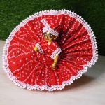 Red Badhni Dress Front