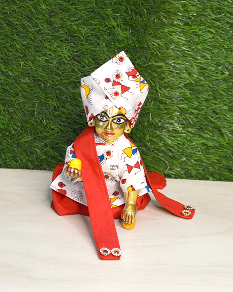 Red Color Kurta Pajama Bal Gopal