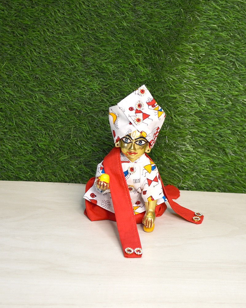 Red Kurta Pajama Bal Gopal