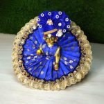 Royal Blue Heavy Dress For Laddu Gopal