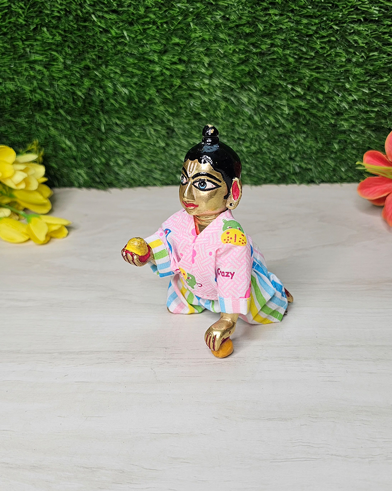 Cartoon Print Shirt Pant Set Kanha Ji