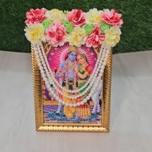 Decorative Flower Mala For Goddess Frame