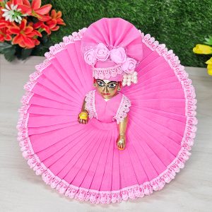 Designer Light Pink Cotton Dress