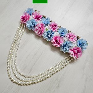 Goddess Photo Frame Flower Pearl Garland