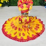 Handcrafted Jamdani Dress Laddu Gopal