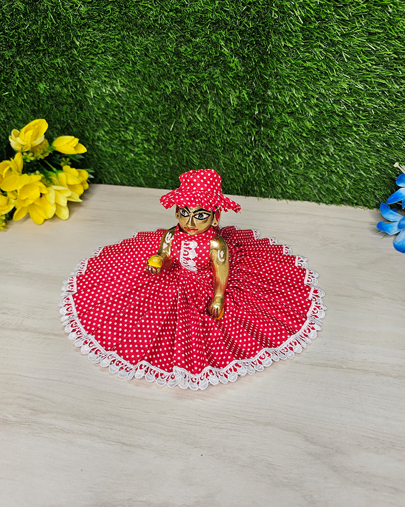 Polka Dot Dress For Thakur Ji