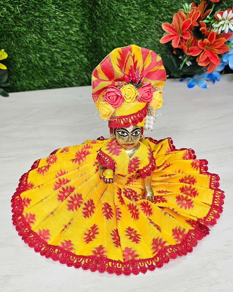 Soft Cotton Jamdani Dress For Bal Gopal