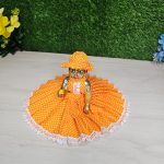 Traditional Orange Cotton Dress