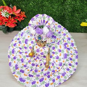 Tulip Print Cotton Dress Kanha Ji
