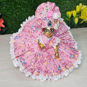 Heavy Pagdi Cotton Poshak Laddu Gopal