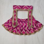 Pink Photo Frame Poshak For Mata Rani