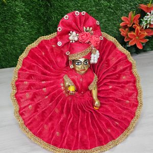 Premium Red Jamdani Poshak