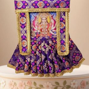 Purple Temple Photo Frame Poshak
