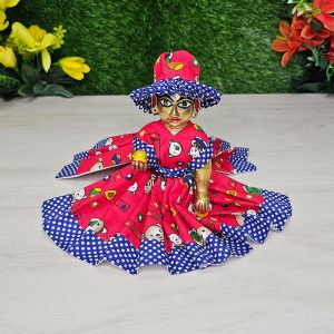 Unique Style Cotton Dress For Kanha
