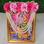 Premium Goddess Photo Frame Pearl Mala