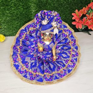 Blue Heavy Dress For Laddu Gopal