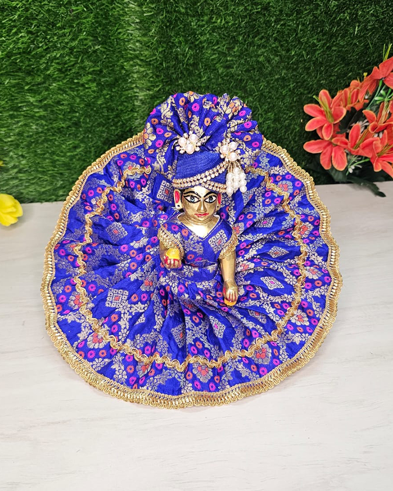 Blue Heavy Dress For Laddu Gopal
