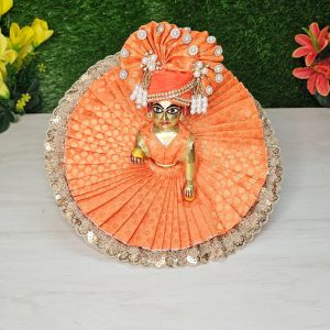 Orange Heavy Dress For Laddu Gopal