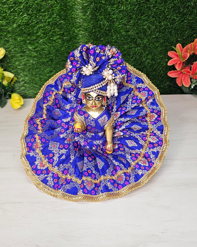 Royal Blue Laddu Gopal Dress