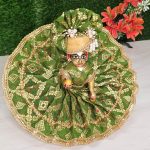 Royal Green Laddu Gopal Dress