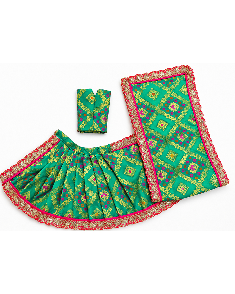 Royal Green Mata Rani Dress