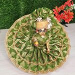 Royal Moss Green Kanha Ji Dress
