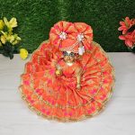 Royal Orange Heavy Dress Laddu Gopal