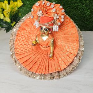 Royal Orange Kanha Ji Dress
