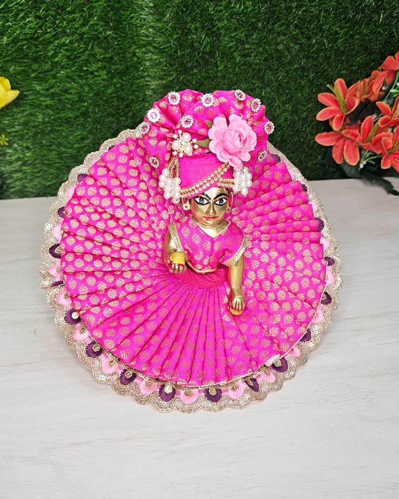 Royal Pink Kanha Ji Dress