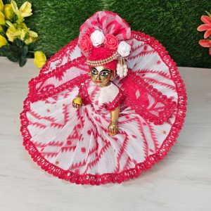 White Jamdani Kanha Dress